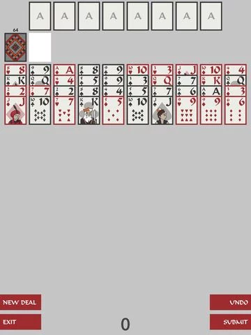 Изображение игры: Forty Thieves Solitaire
