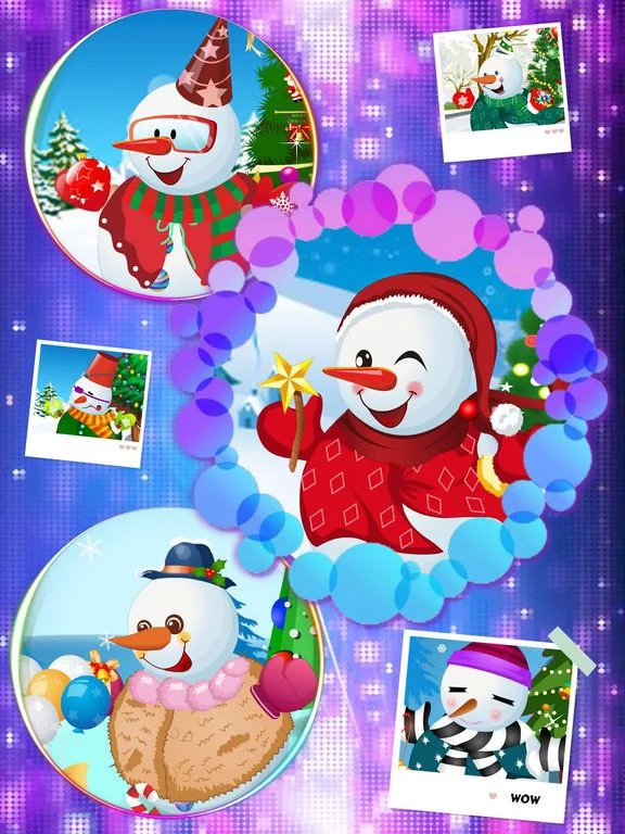 Изображение игры: Christmas Snowman - Dressup