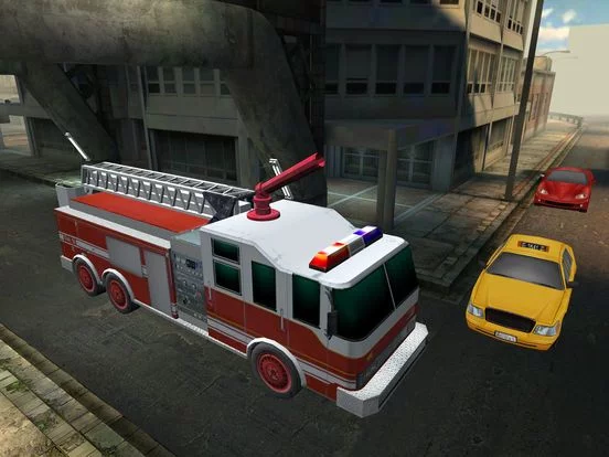 Изображение игры: 3D FireTruck Racing PRO - Full Emergency Vehicles Racing Version