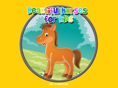 Изображение игры: beautiful horses for kids - free game