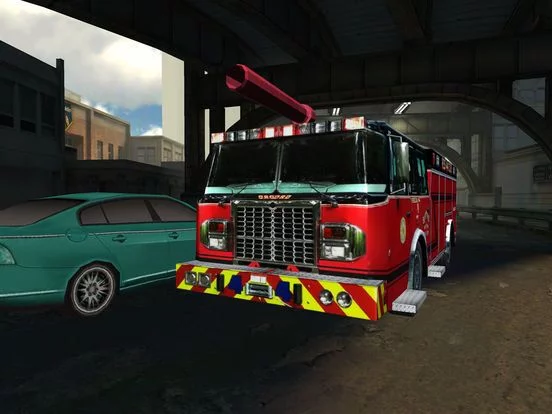 Изображение игры: 3D FireTruck Racing PRO - Full Emergency Vehicles Racing Version