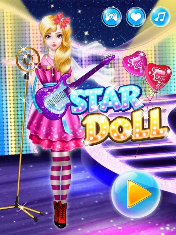 Изображение игры: Star Doll Makeover - Girl Games for kids