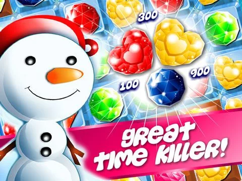 Изображение игры: Winter Blitz Match-3 - harvest sweetest star candy-es and angry juice heroes swap free