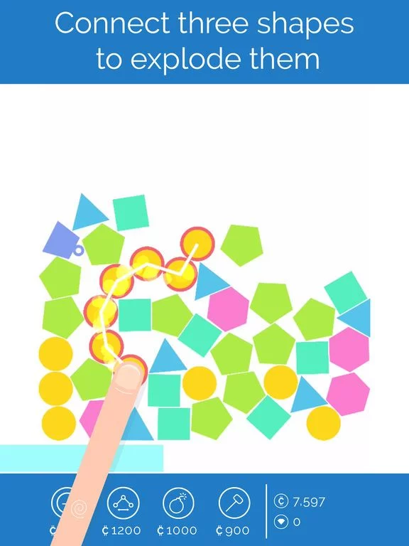 Изображение игры: Geometry Falls