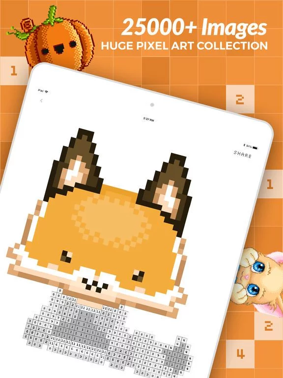 Изображение игры: 10k+ Color By Number Pixel Art