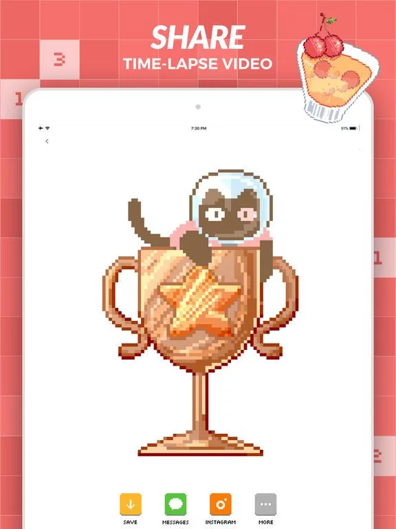Изображение игры: 10k+ Color By Number Pixel Art