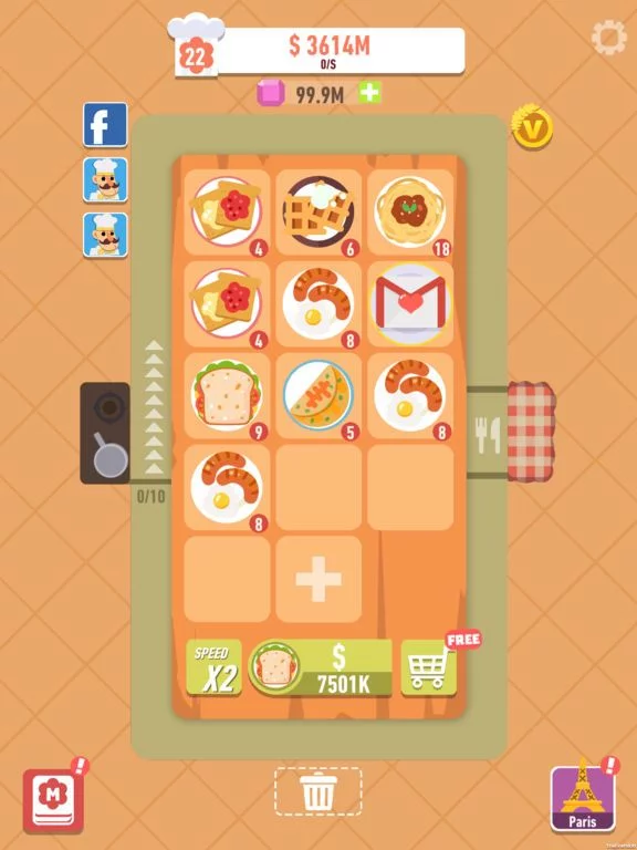 Изображение игры: Merge Food