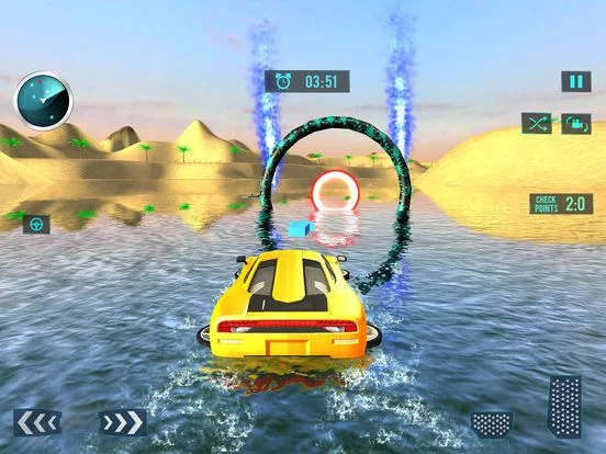 Изображение игры: Water Surfing – Car Driving and Beach Surfing 3D