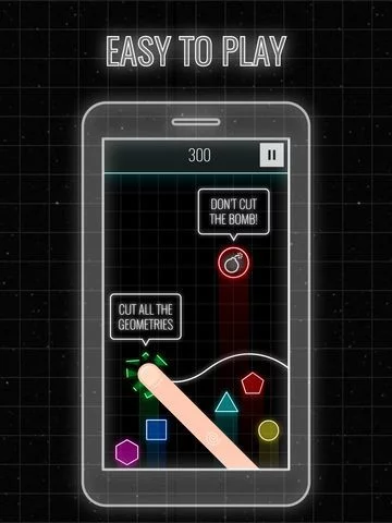 Изображение игры: Geometry Cut
