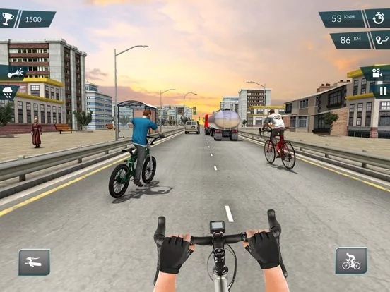 Изображение игры: Bicycle Racing Game 2017 & Quad Stunts