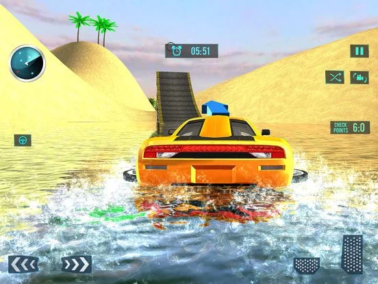 Изображение игры: Water Surfing – Car Driving and Beach Surfing 3D