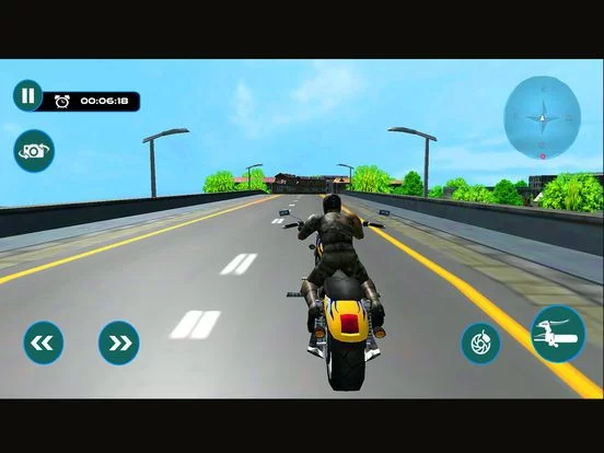 Изображение игры: Furious City Moto Bike Rider – Race Simulator Game