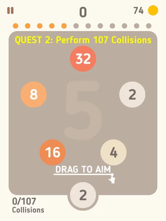Изображение игры: 2048 Pucks