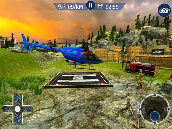 Изображение игры: Helicopter Rescue 2017 Free 3D – Flying Simulator