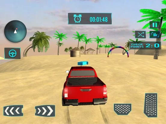 Изображение игры: Beach Truck Water Surfing – 3D Fun Driving Sim