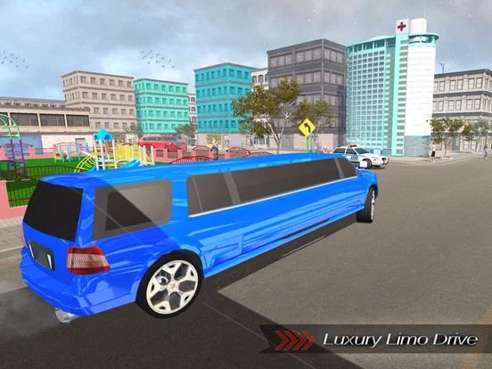 Изображение игры: Crazy Limousine City Driver 3D – Urban Simulator