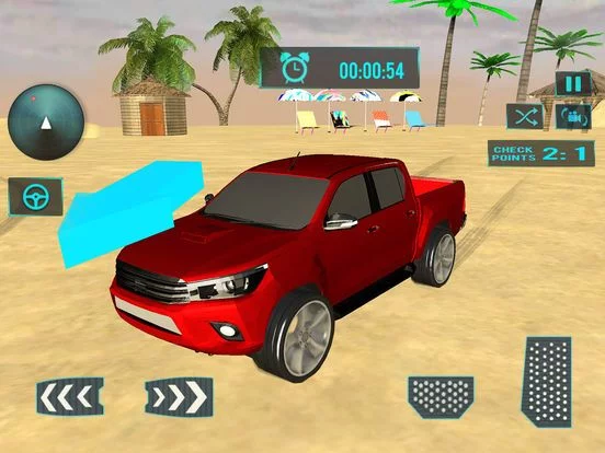Изображение игры: Beach Truck Water Surfing – 3D Fun Driving Sim