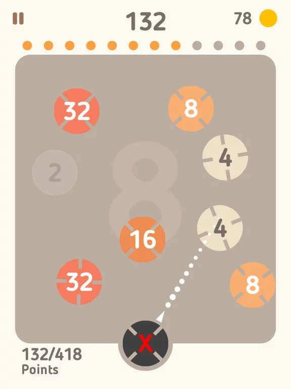 Изображение игры: 2048 Pucks