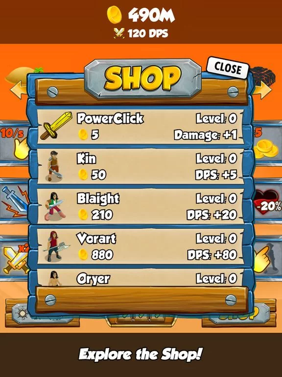 Изображение игры: Epic Clickers