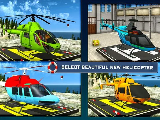 Изображение игры: Helicopter Rescue 2017 Free 3D – Flying Simulator