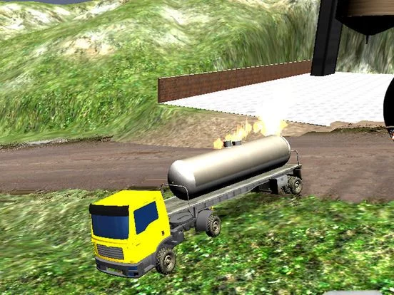 Изображение игры: Off Road Oil Transport - Truck trailer Driving 3D