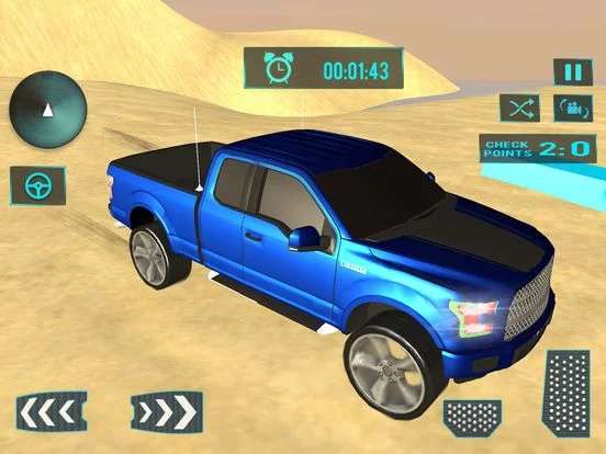 Изображение игры: Beach Truck Water Surfing – 3D Fun Driving Sim