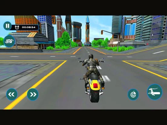 Изображение игры: Furious City Moto Bike Rider – Race Simulator Game