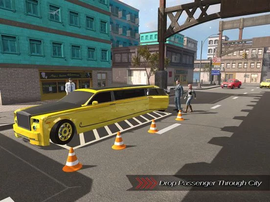 Изображение игры: Crazy Limousine City Driver 3D – Urban Simulator