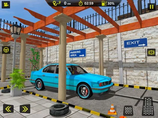 Изображение игры: Sports Car Gas Station Parking – Highway Driving