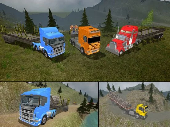 Изображение игры: Off Road Cargo Heavy Trailer Truck Simulator 3D