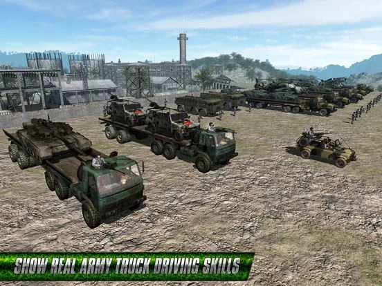 Изображение игры: Off Road Heavy Driving - Army Transport Cargo Game