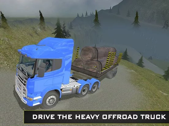 Изображение игры: Off Road Cargo Heavy Trailer Truck Simulator 3D