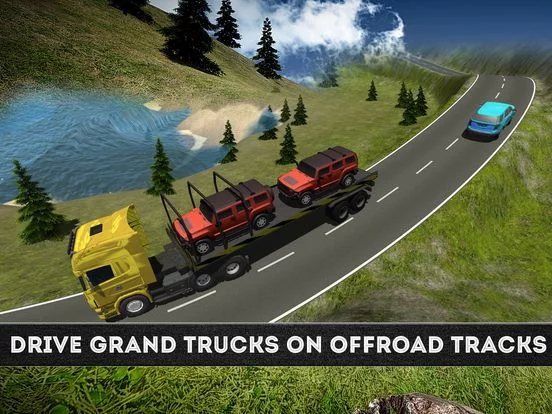 Изображение игры: Heavy 4x4 Truck Trailer - Transport Cargo 2017 3D