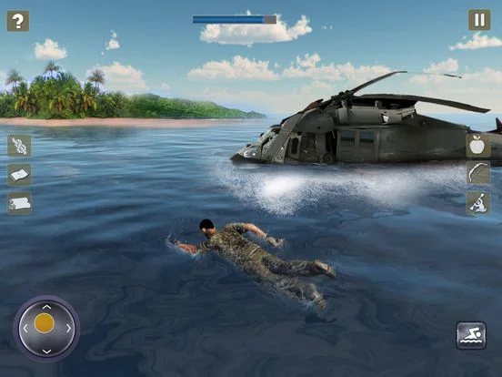 Изображение игры: Raft Survival Commando Escape