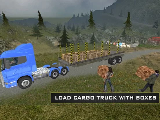 Изображение игры: Off Road Cargo Heavy Trailer Truck Simulator 3D