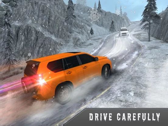 Изображение игры: Snow Driving Simulator 3D - 4x4 Prado Driver Game