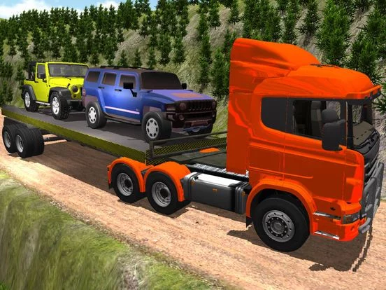 Изображение игры: Heavy 4x4 Truck Trailer - Transport Cargo 2017 3D