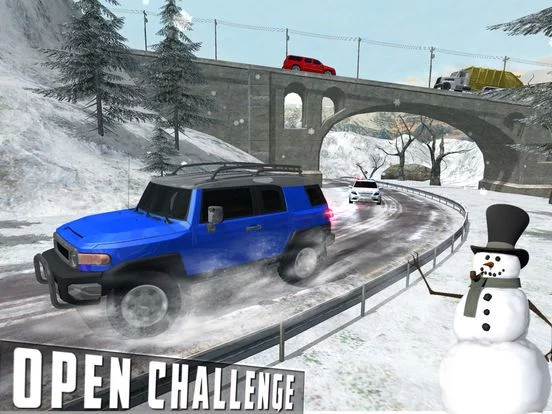 Изображение игры: Snow Driving Simulator - FJ 4x4 Cruiser Driving