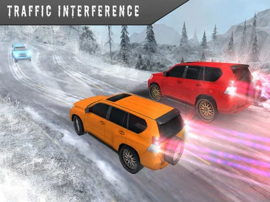 Изображение игры: Snow Driving Simulator 3D - 4x4 Prado Driver Game