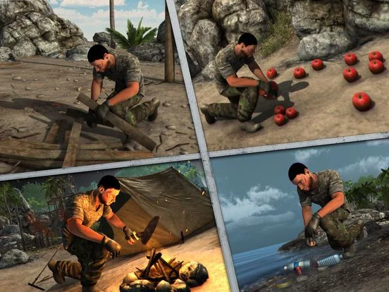 Изображение игры: Raft Survival Commando Escape