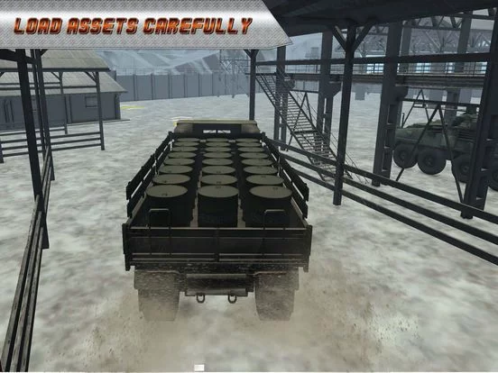 Изображение игры: Army Heavy Truck Transport Cargo - Snow Driving 3D