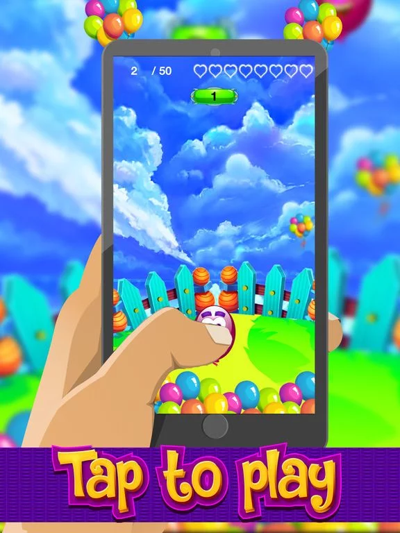 Изображение игры: Tap Tap Balloons 2017