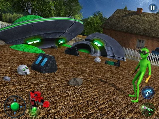 Изображение игры: Scary Green Grandpa Alien