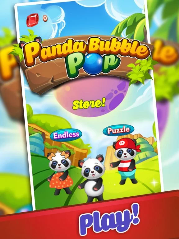 Изображение игры: Panda Bubble Pop