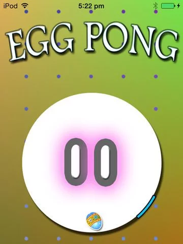 Изображение игры: Bouncing Egg – Play The Eggz On Up it - Circle Pong Rescue Game
