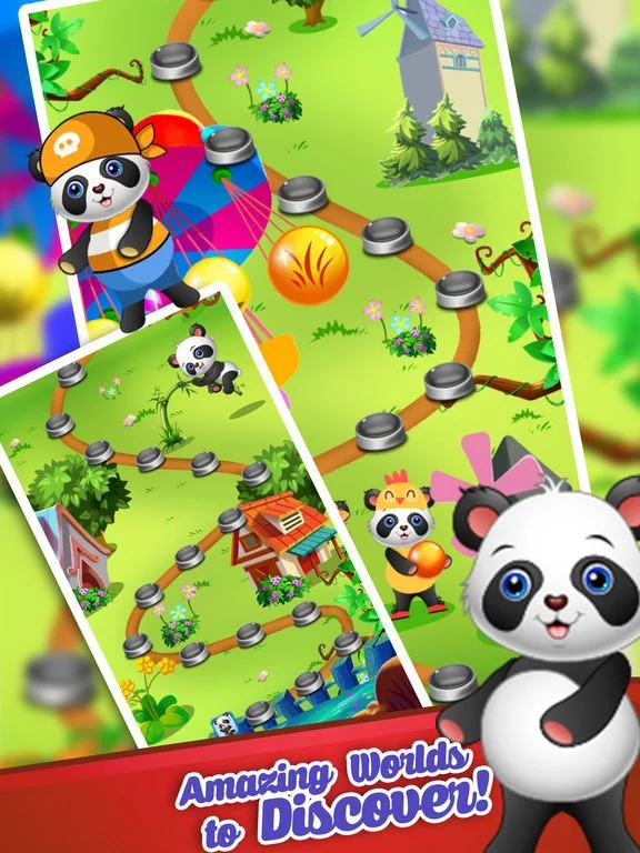 Изображение игры: Panda Bubble Pop