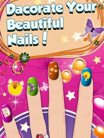 Изображение игры: Mom Nail Salon - Little Princess Virtual Art Nails Salon For Girls and Women
