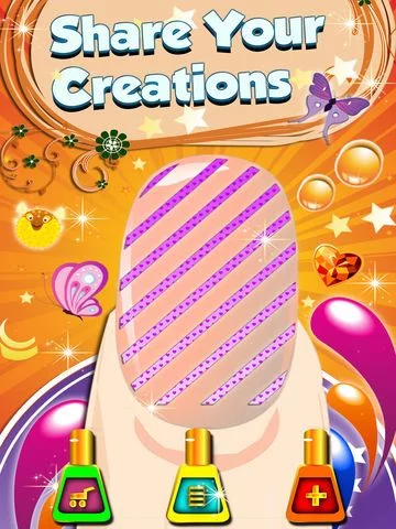 Изображение игры: Mom Nail Salon - Little Princess Virtual Art Nails Salon For Girls and Women