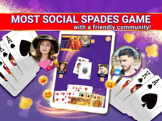 Изображение игры: Spades Online - Card Game