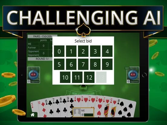 Изображение игры: Spades Offline - Single Player